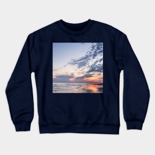 Orange Reflective Sunset Crewneck Sweatshirt